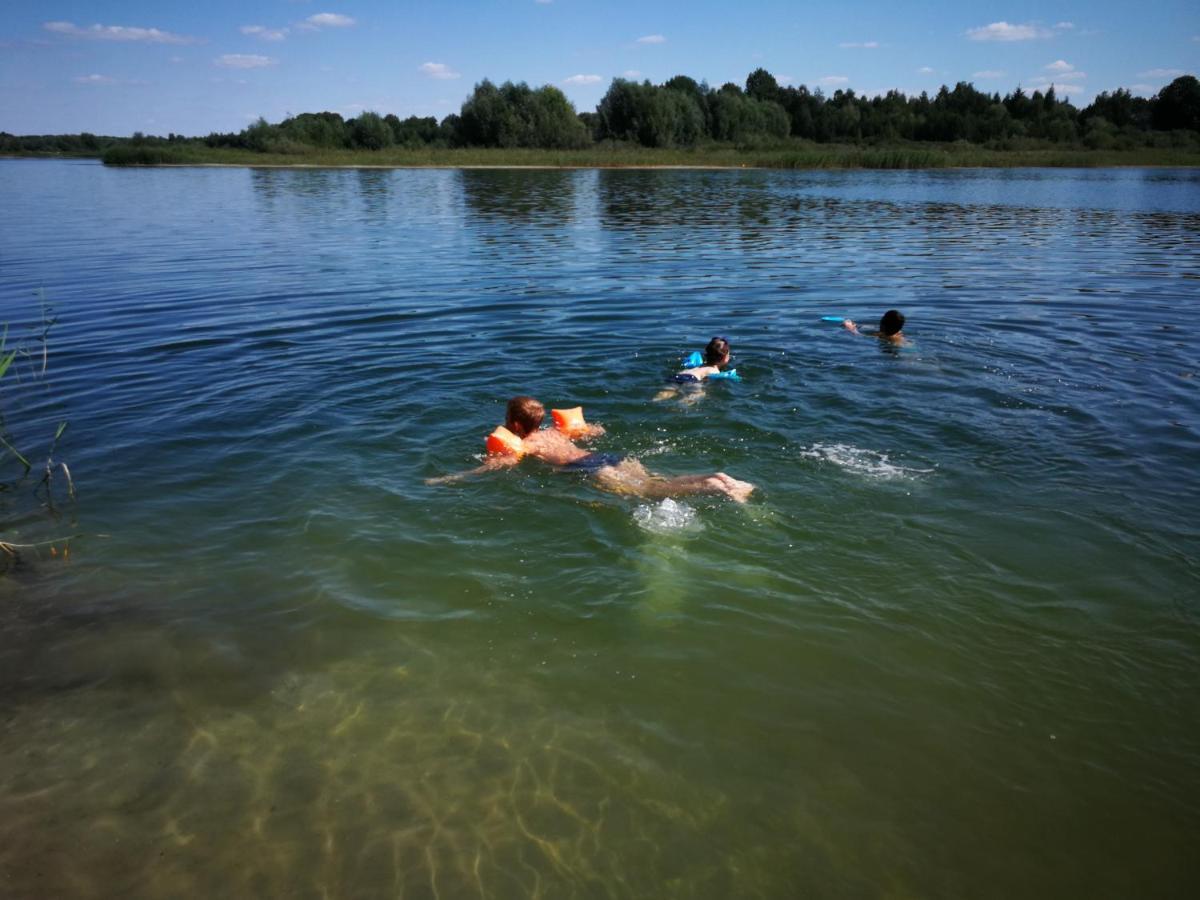 Domki Domek Na Jeziorem Wilczynskim Budzislawskim , Las, Osobno Ogrodzony 2-6 Osob- Klimatyzacja, Ogrzewanie, 62-550 Zygmuntowo Gm Wilczyn Luaran gambar